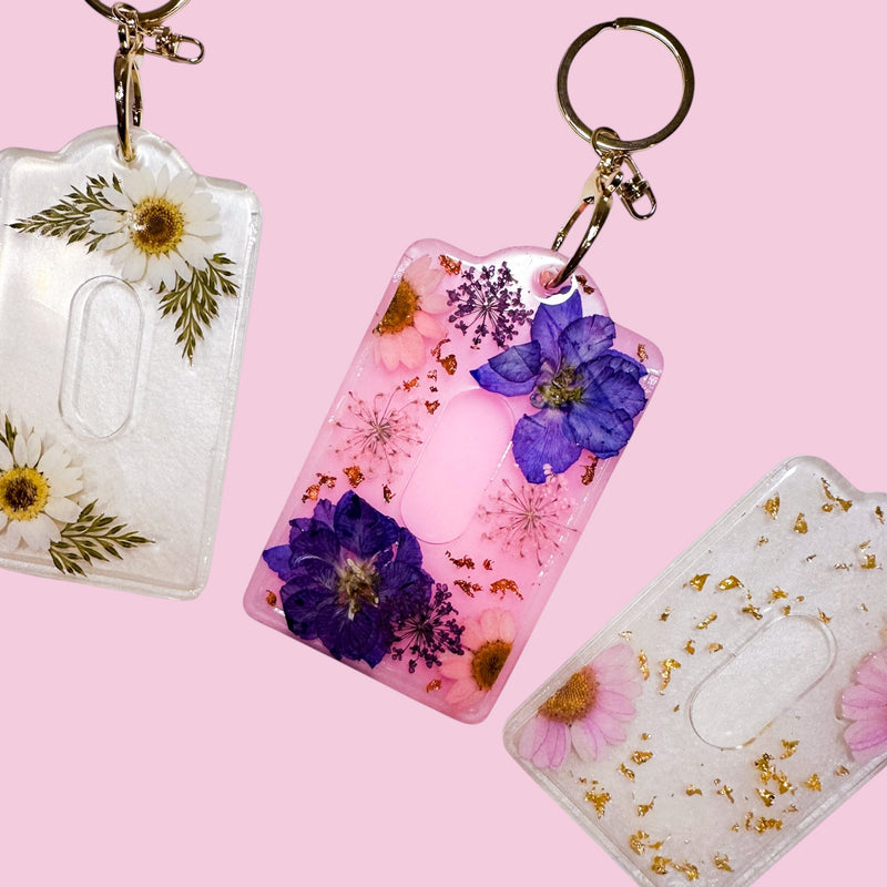Floral & Glitter Card Holders