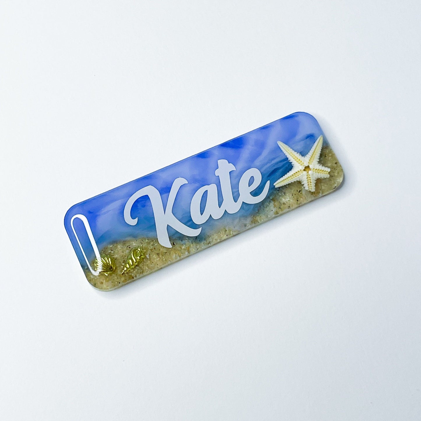 Beach Themed Name Badge