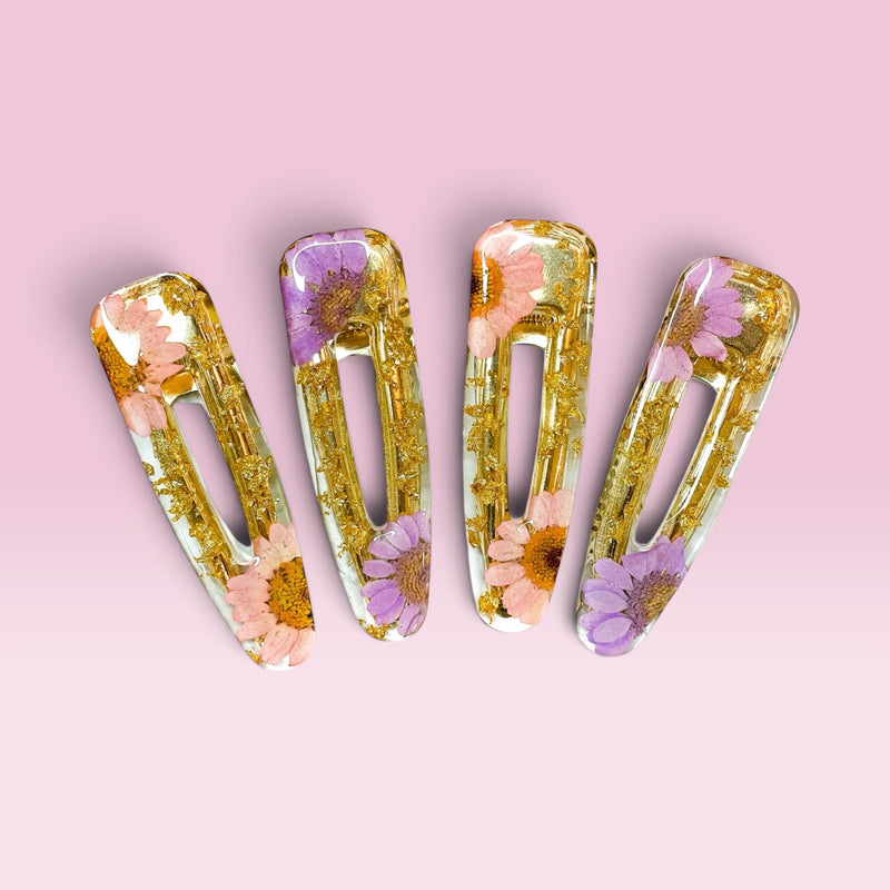 Floral Hair Clips