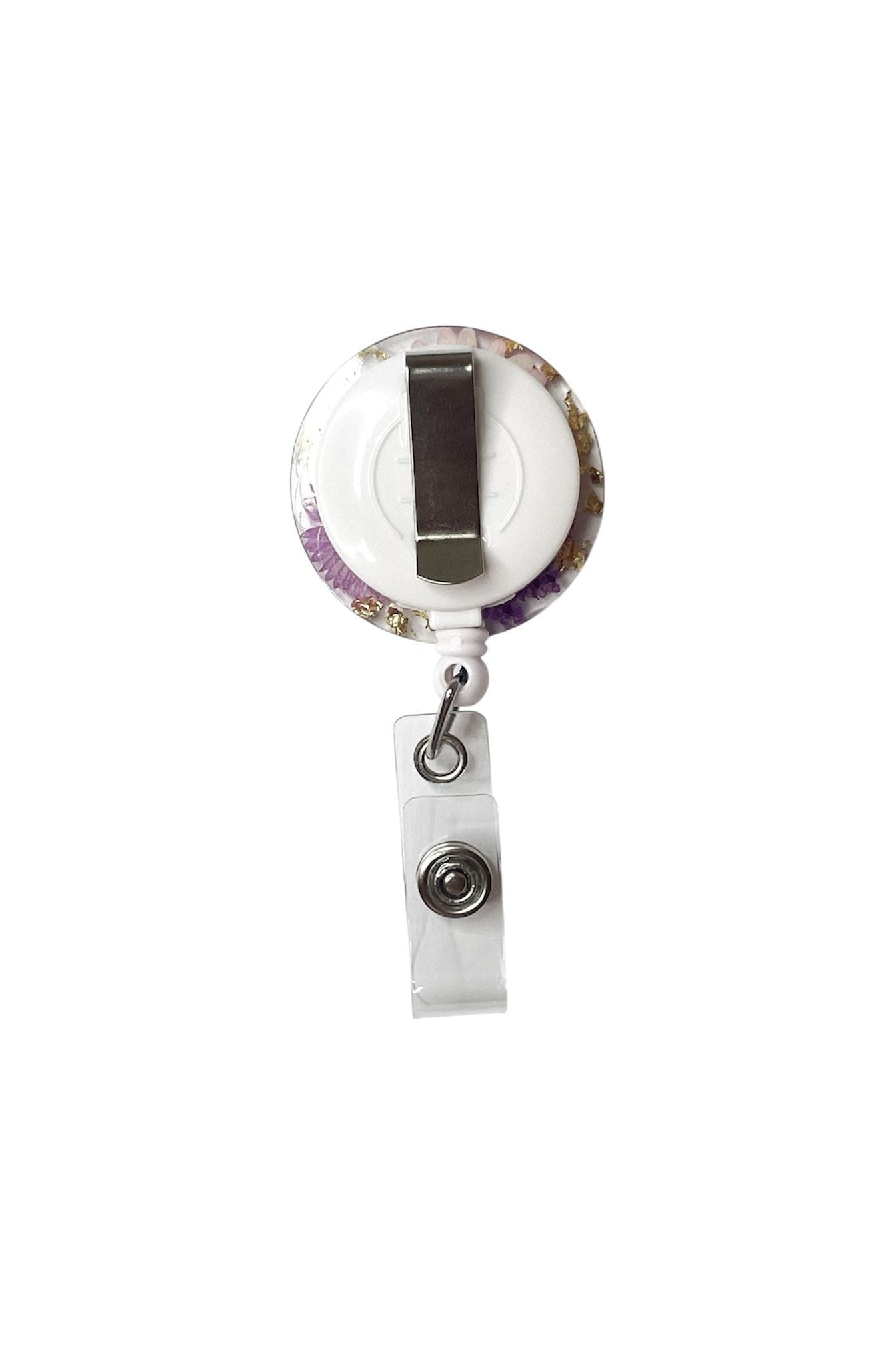 Retractable Floral Badge Reels