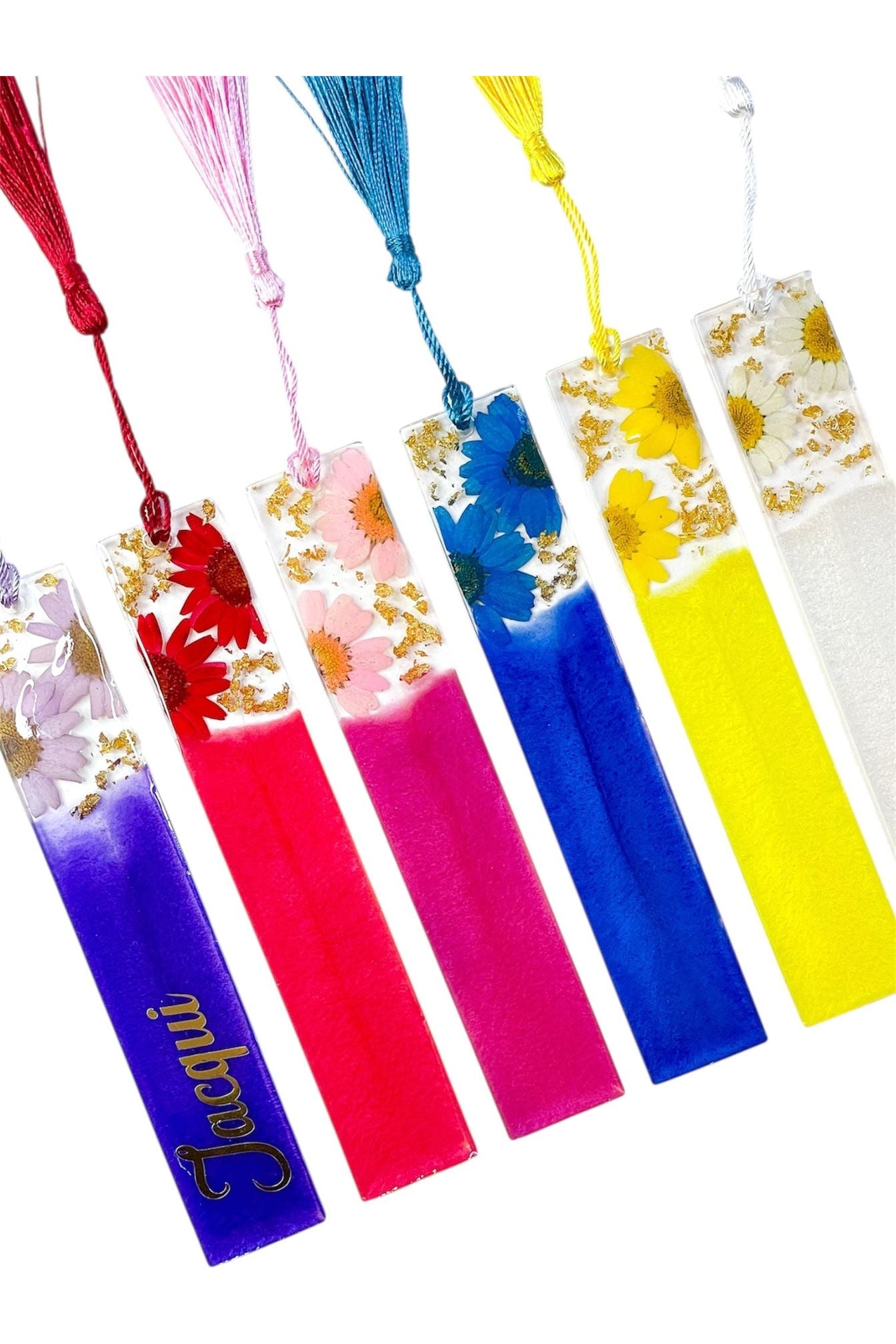 Custom resin bookmark gift for teacher or book lover