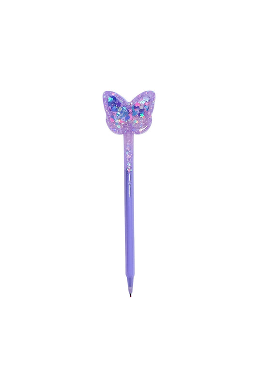 Purple Butterfly Shaker Pen!