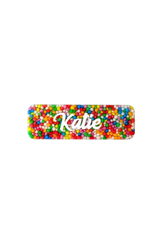 Freckle Filled Name Badge