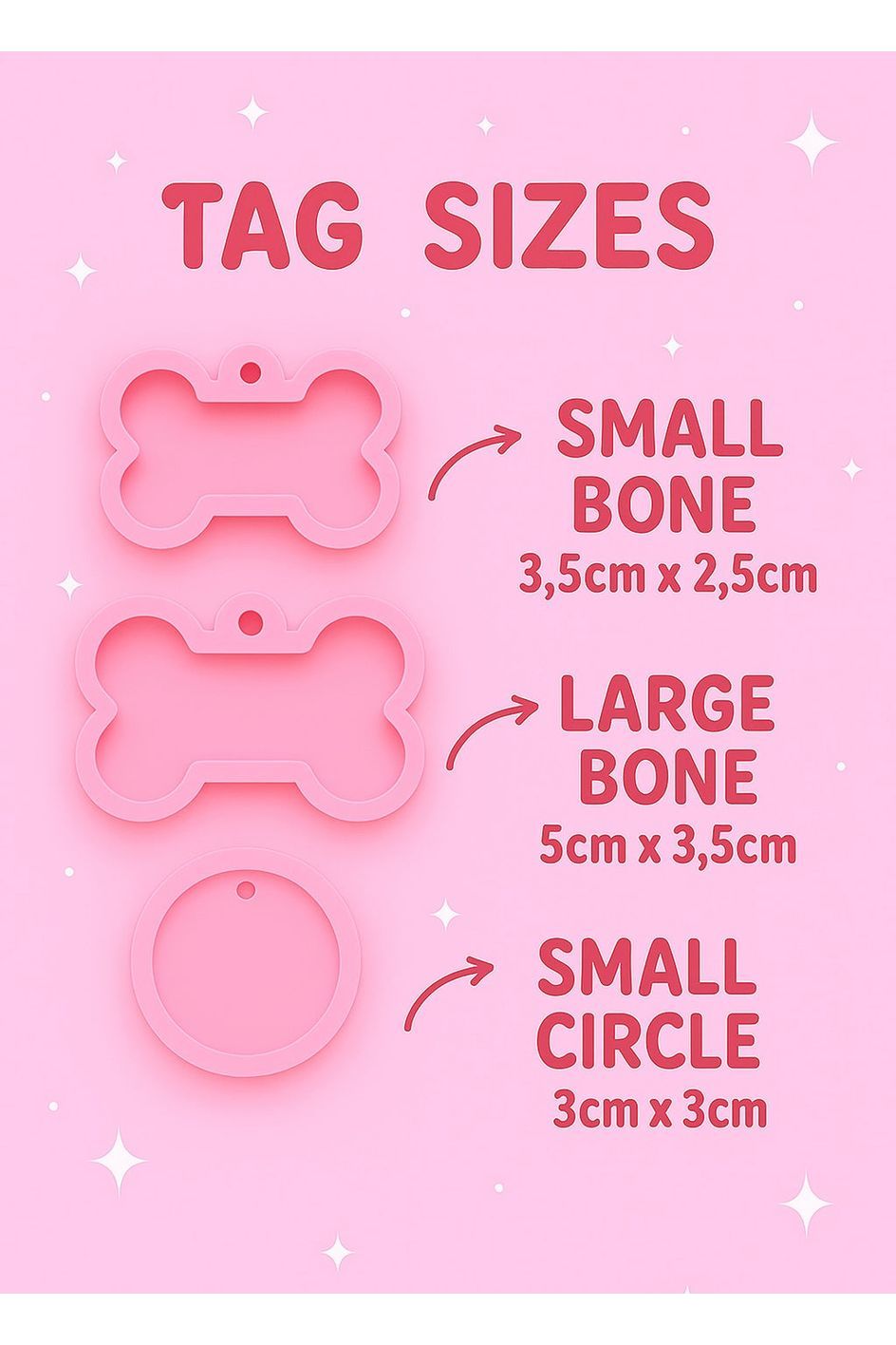 Transparent Purple Floral Dog Tags