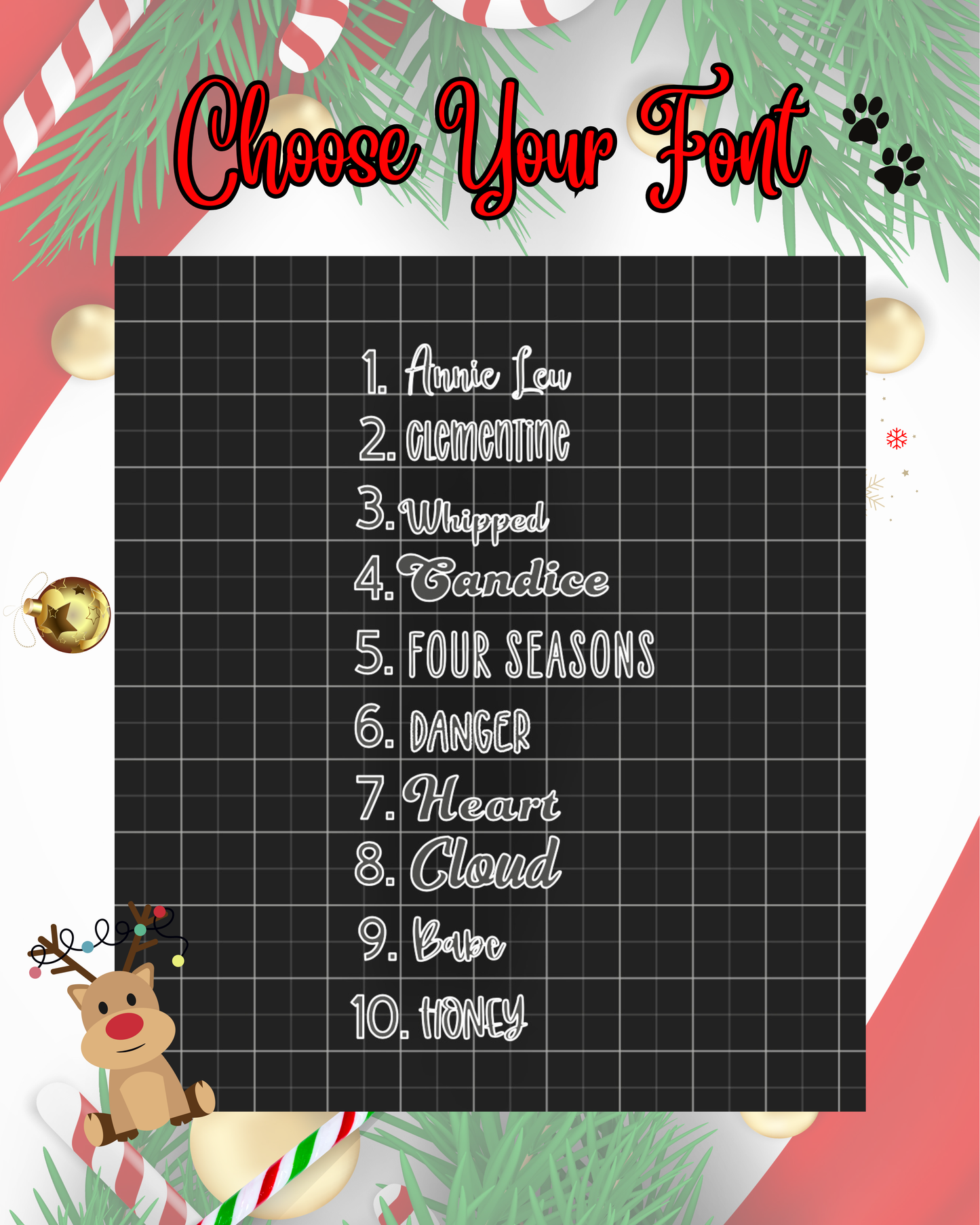 Resin Christmas Dog Tag | Custom Pet Name Tag | Festive ID Tag | Holiday Gift for Dog Lovers