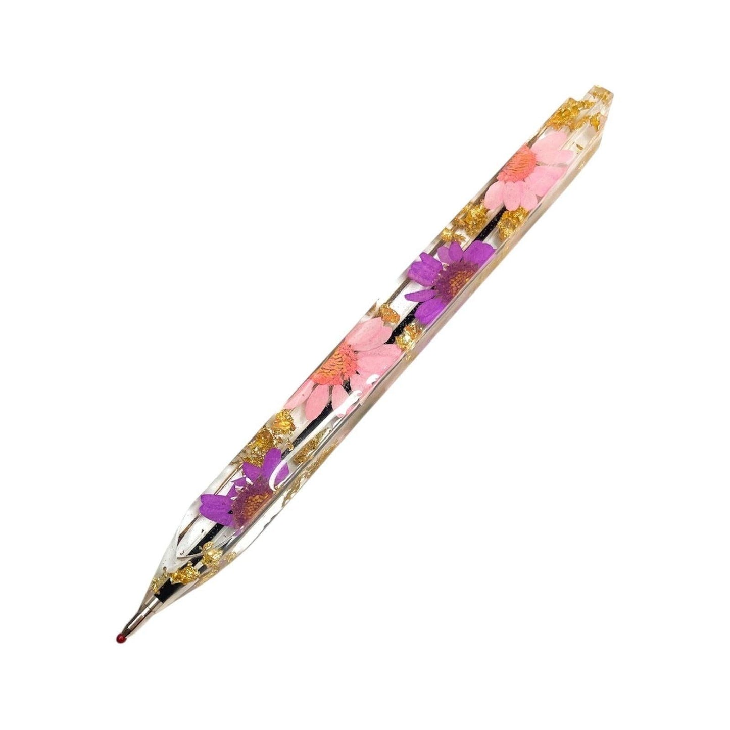 Pink & Purple Floral Pen