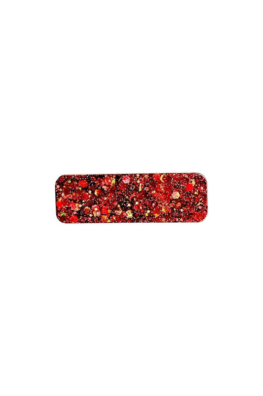 Red Glitter Name Badge