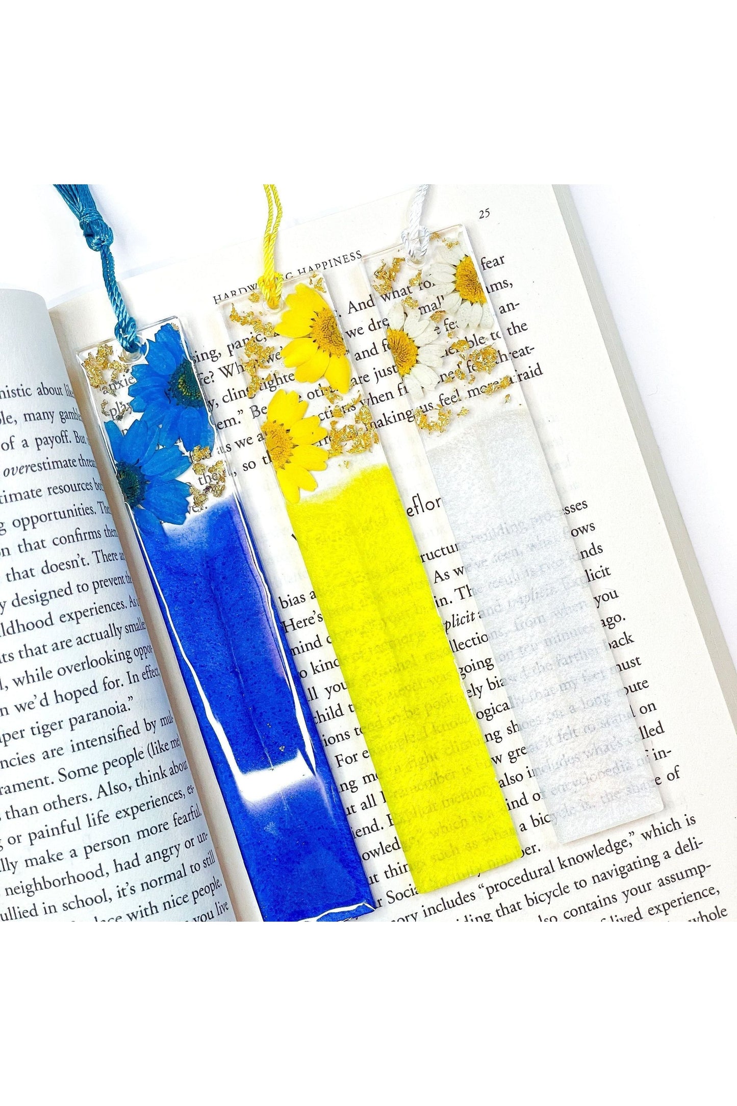Custom resin bookmark gift for teacher or book lover