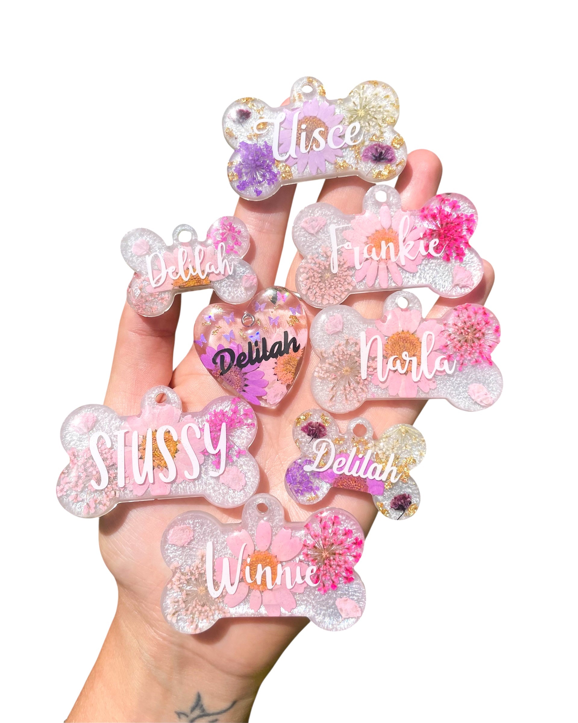 Handmade Resin Name Badges, Pet Tags, Keychains & More! โ Enchanting ...