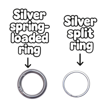 Black & Gold Speckled Resin Dog Tag