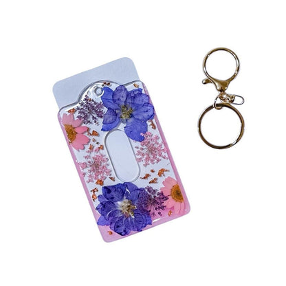 Pink & Purple Floral Card Holder