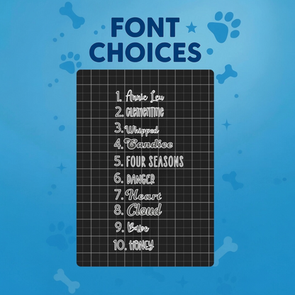 Beach Themed Resin Dog Tag