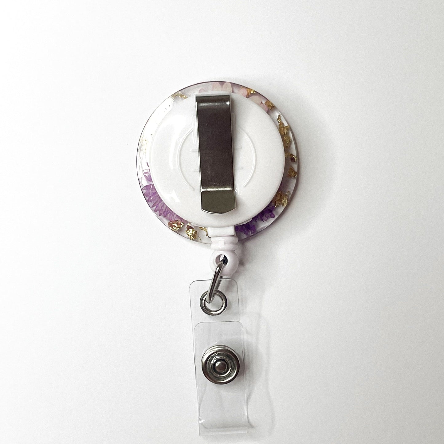 Badge Reels, Back Side, Metal Clip