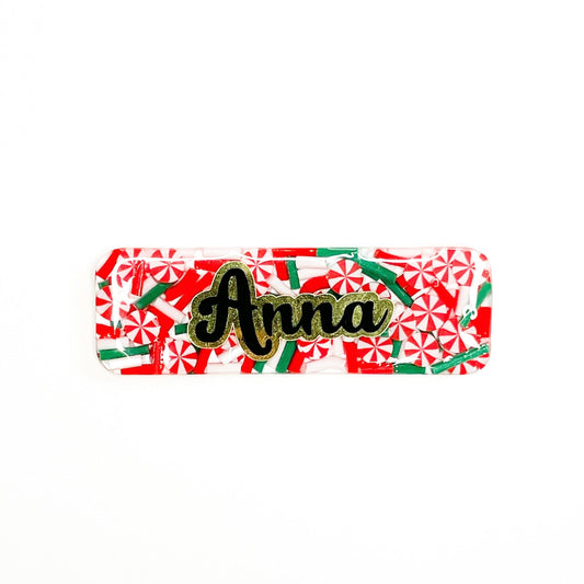 Candy Cane Name Badge!