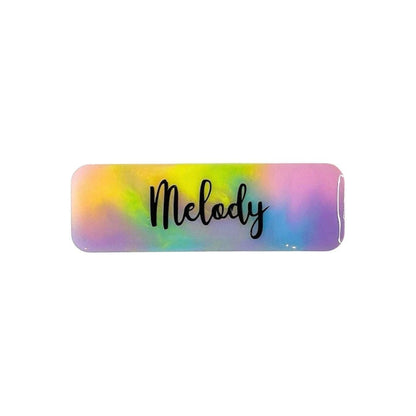 Rainbow Name Badge