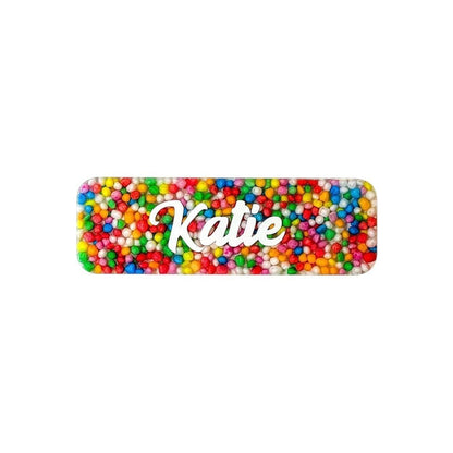 Freckle Filled Name Badge