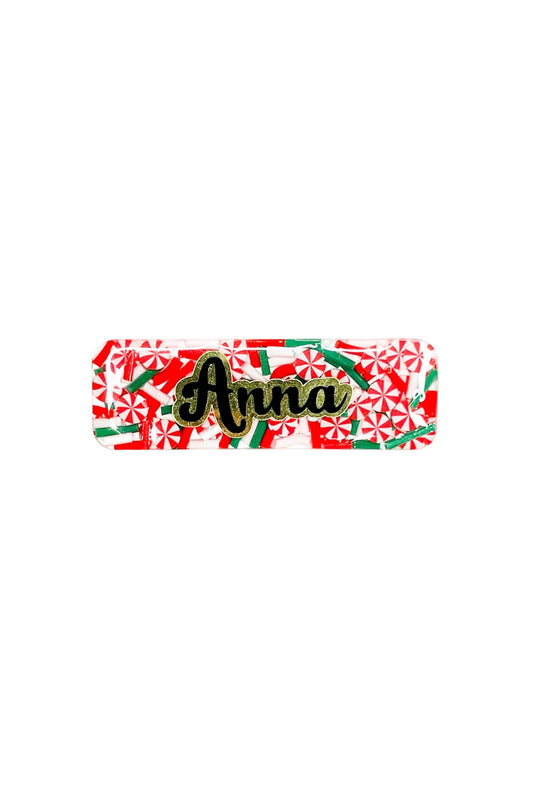 Candy Cane Name Badge!