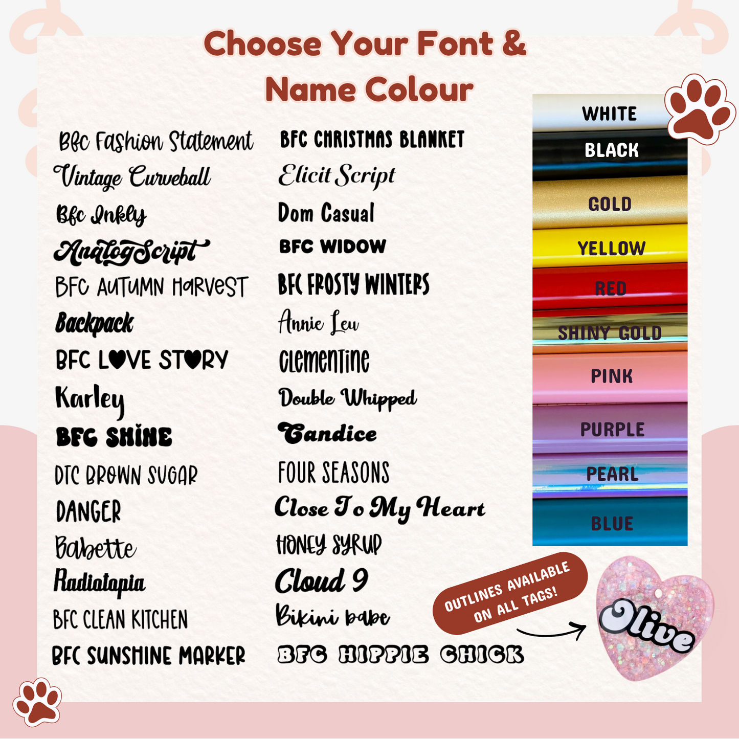 Personalised Resin Pet Tag – Custom Dog & Cat Name Tag