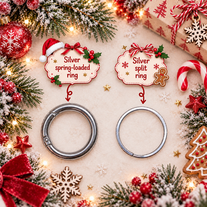 Resin Christmas Dog Tag